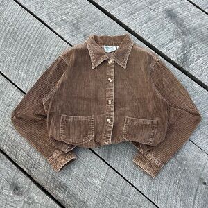 Vintage Cropped Corduroy Jacket